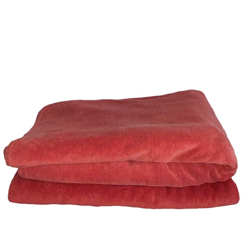 2 Restoration Hardware Huge Beach Towels Burnt Orange/Rust 100% Cotton 36x66